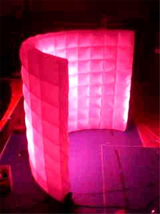 Inflatable Led Lighting Curved Wall - Event Rentals