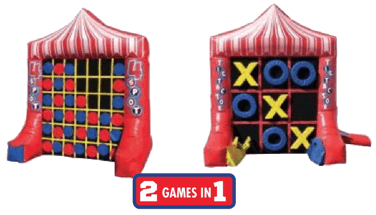 Inflatable Tic Tac Toe & 4 Spot Combo - Event Rentals