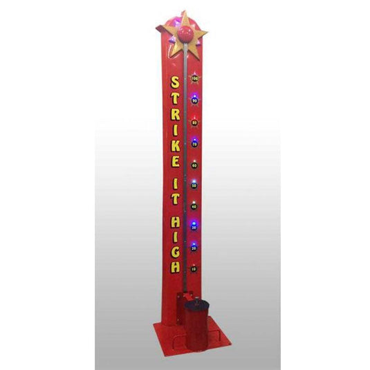 Test Your Strength Red Star - Event Rentals