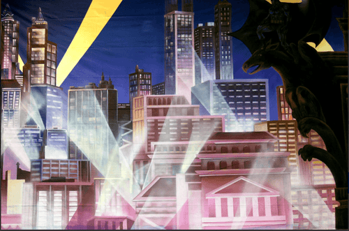 BACKDROP - GOTHAM CITY H3m x W6m - Event Rentals
