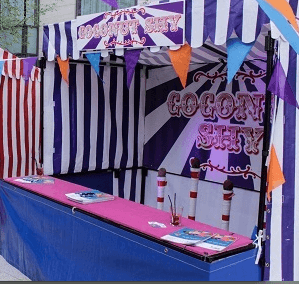 Carnival Booth Blue - Event Rentals