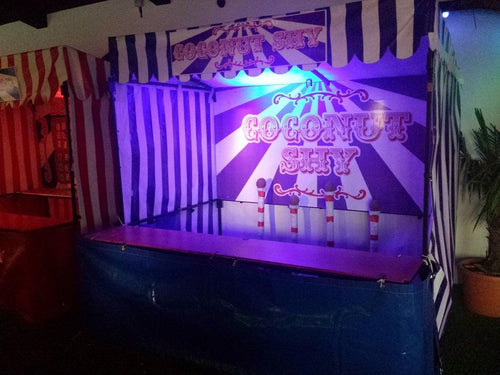 Carnival Booth Purple - Event Rentals