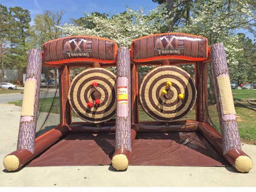 Double Axe Throwing Inflatable - Event Rentals