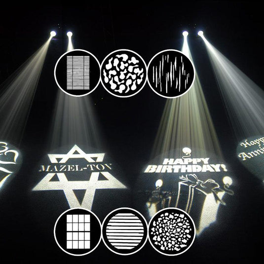 Gobo Custom Projection Plate Rental | Event Rentals, Ireland