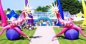 Large Inflatable Shape Prop Entrance Display - 5mtr High x 4 Mtr wide - Event Rentals