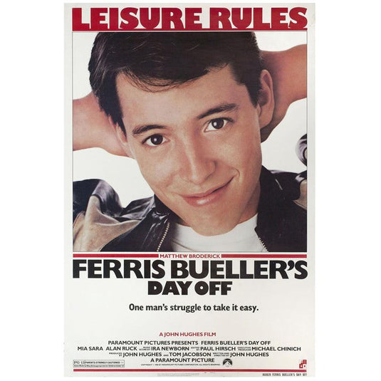 Ferris Buellers day off Poster - Event Rentals