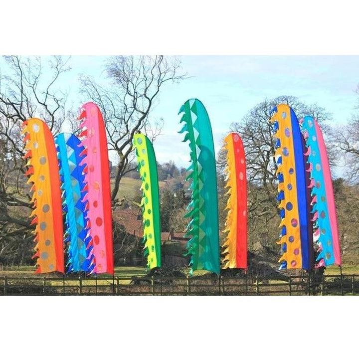 Festival Flags Curved – Event Rentals