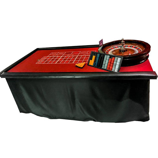 Roulette Table Burgundy - Event Rentals