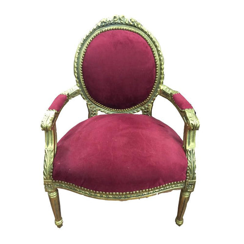 Santas Chair Red - Event Rentals