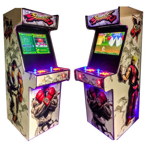 Street Fighter Arcade - White - Event Rentals